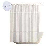 Cortina De Baño Tela Vainilla 180x180