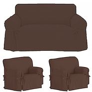Combo Funda De Sillon Malmo Una 3 Cuerpo y Dos 1 Cuerpo