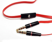 AUXMIC CABLE MINIPLUG 3.5 A 3.5 CON MICROFONO