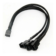 Cable divisor pwm 1 a 3 coolers de 3 y 4 pines