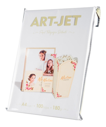 ART-JET  Papel Fotográfico Brillante 180Grs X100u