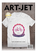 ART-JET DURALITE Papel Transfer Ropa Clara Art-Jet 78Mic A4  X10u