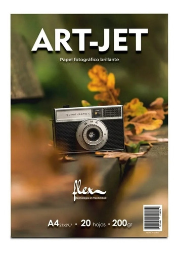 ART-JET  Papel Fotográfico Brillante Flex A4  200Gr X20u