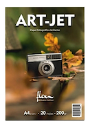 ART-JET  Papel Fotográfico Brillante Flex A4  200Gr X20u