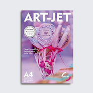 ART-JET  Papel Matelina Adhesivo 108gr X20u