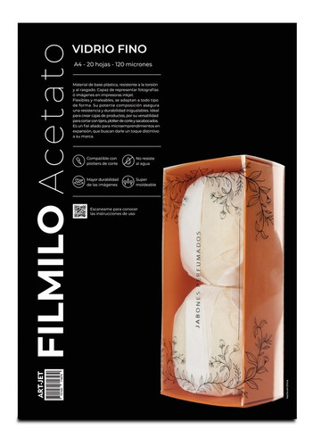 ART-JET  Filmilo Vidrio Fino X20u acetato