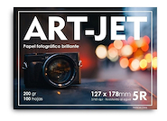 ART-JET  Papel Fotográfico Tapa Negra 5R - 13X18 X100u