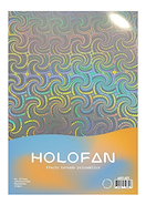 ART-JET HOLOFAN Papel holográfico Tornado Psicodelico A4 x20u
