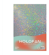 ART-JET HOLOFAN Papel holográfico Fiesta de Confeti A4 x20u