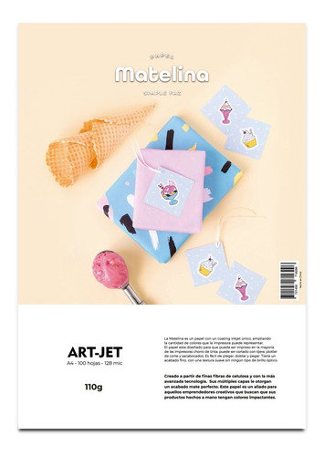 ART-JET  Matelina 110gr x100u simple faz