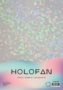 ART-JET HOLOFAN Papel Holografico Diamante Transparente A4 x20u