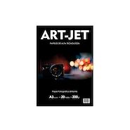 ART-JET  Papel Fotografico Brillante Tapa Negra 200Gr A3+ X20u