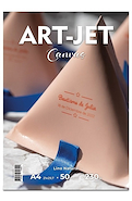 ART-JET  Papel Fotográfico Canvas Lino Natural x50u 230gr