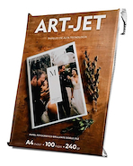 ART-JET  Papel Fotográfico Brillante Doble Faz A4 240Gr. X100u