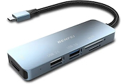 BENFEI BF-307 Hub usb tipo C a HDMI + USB A + TIPO C + SD reader