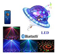 GENERICO HY-Y05 Lampara Led Rgb Giratoria C/ Parlante Bluetooth+control