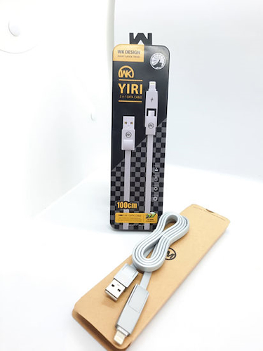 GENERICO  Cable cargador y datos 2 en 1 IPH-Micro