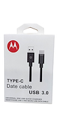 GENERICO  Cable USB Motorola carga rapida tipo C 35W 3.0