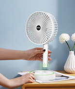 GENERICO KS-2103 Ventilador 2 en 1 con batería recargable