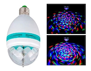 GENERICO TMFOC9751 Lampara Led 220v Color Rgb Giratoria Luces Efectos Fiestas