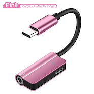 GENERICO MY033 Adaptador Audio Usb Jack 3.5 Auxiliar TIPO C