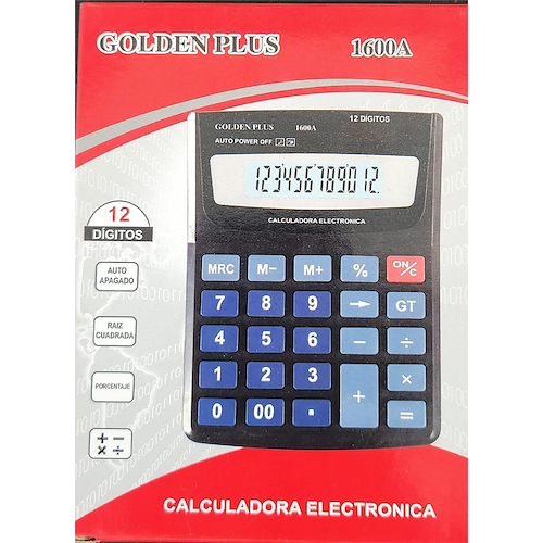 GOLDEN PLUS 1600A Calculadora