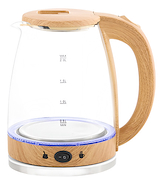 KANJI KJH-PE15001M pava matera de vidrio simil madera 1.5lt