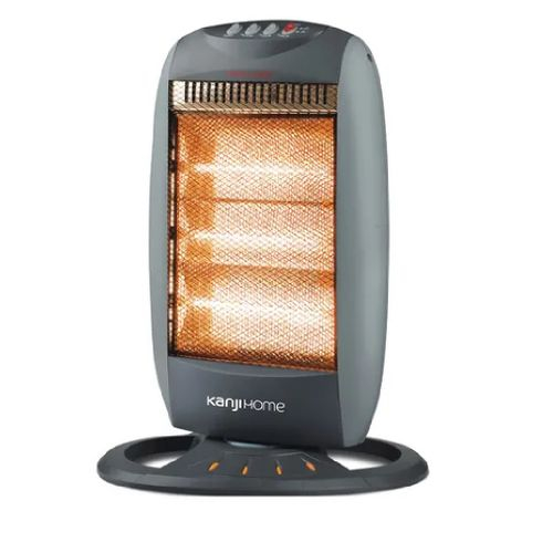 KANJI KJH-305 Estufa 3 velas halogena giratoria