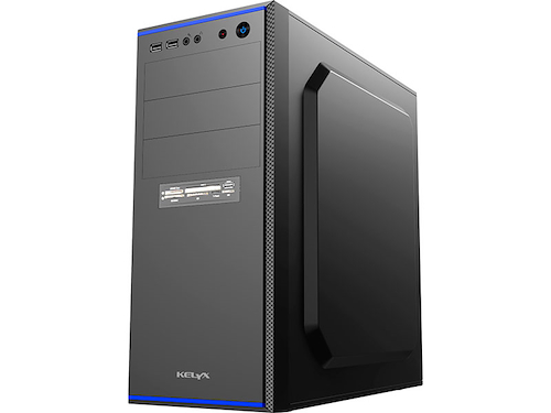 KELYX LC727-14/CPUGB4 Gabinete ATX con fuente 500w mouse + teclado + parlante