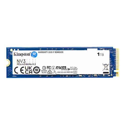 KINGSTON NV3 SSD PCIe 4.0 M.2 1TB 6000 MB/S
