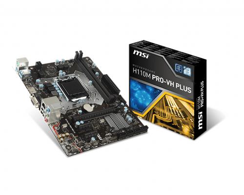 MSI H110M-PRO-VH-PLUS Motherboard LGA1151 para intel