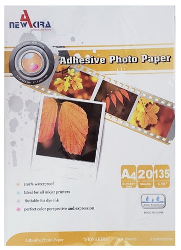 NEW AKIRA  Papel adhesivo brillante A4 x20