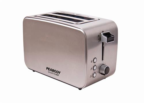 PEABODY PE-T8127 Tostadora De Pan 2 Ranuras Acero Inoxidable