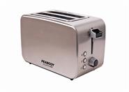 PEABODY PE-T8127 Tostadora De Pan 2 Ranuras Acero Inoxidable