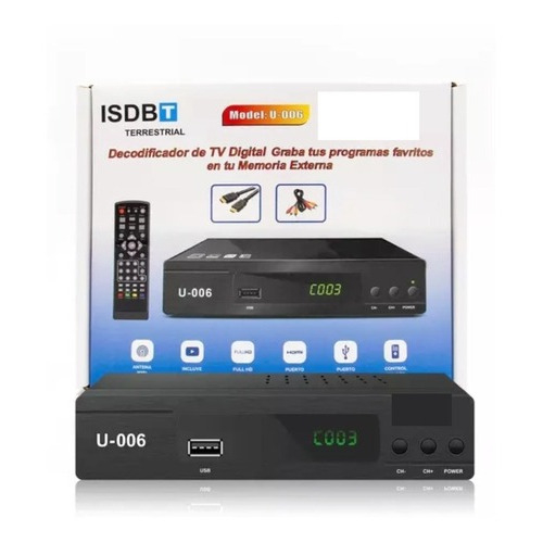 PEISO U-006 DECODIFICADOR TV DIGITAL