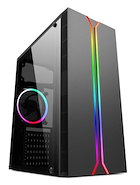 SATELLITE K877 Gabinete gamer Rgb + fuente 300W