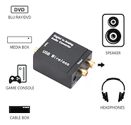 SEISA SMC7852BT Adaptador audio a rca con bluetooth