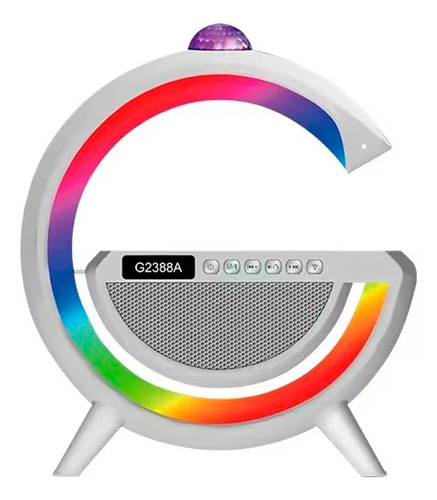 SEISA G2388A Parlante bluetooth con carga inalambrica y luces LED