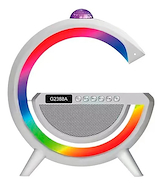 SEISA G2388A Parlante bluetooth con carga inalambrica y luces LED