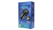 SEISA SM-FS339 Cargador para auto 2 salidas USB A