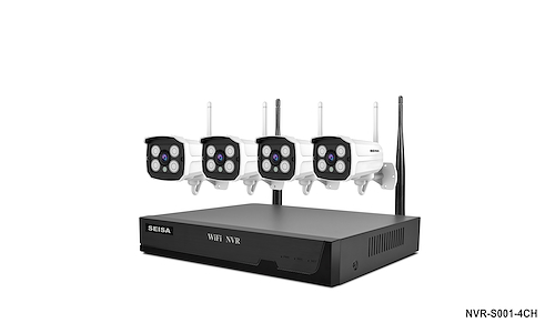 SEISA NVR-S001-4CH KIT NVR 4 CAMARAS WI-FI