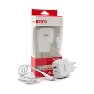 SEISA SQ-P04UC Cargador 2 salidas usb a y tipo C + Cable usb a / tipo C