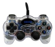 SEISA SJ-703TM Joystick para PC transparente con cable