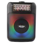 SEISA YX-307UBT Parlante bluetooth radio - tarjeta - usb con luces