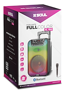 SOUL XL100 Parlante bluetooth LED 20w con control y microfono xlr