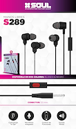 SOUL S289 Auricular manos libres 3.5mm