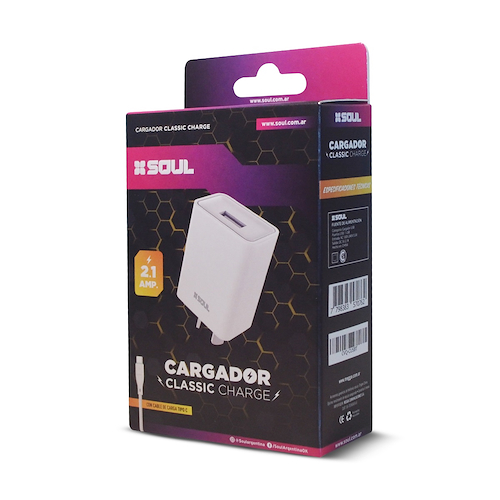 SOUL Classic Cargador USB A a Micro USB