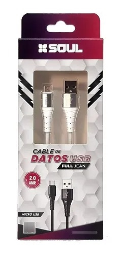 SOUL USB'FJMICRO1NE Cable Full Jean usb A a Micro