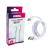 SOUL SOFT Cable de datos micro usb 2m