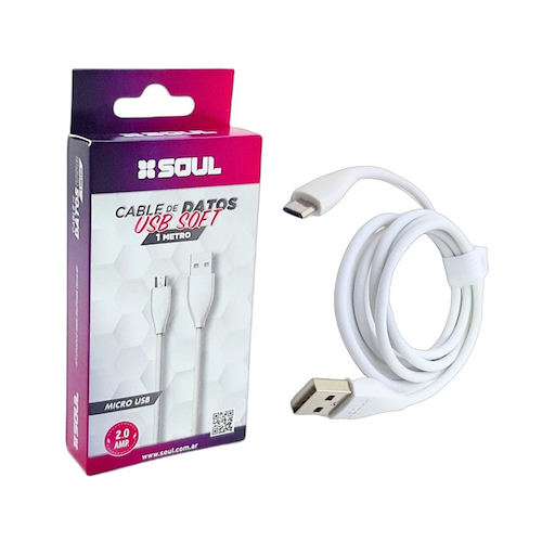 SOUL USB-SMICRO1BL Cable soft Micro usb